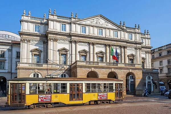 Teatro alla Scala opera house, Milan, Lombardy, Italy