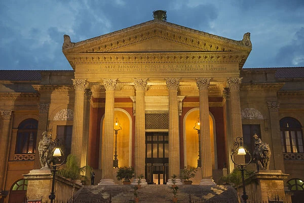 Teatro Massimo, Palermo, Sicily, Italy, Europe