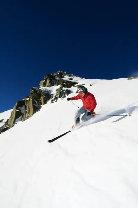 Framed Print : Telemark, Skier, Alps, Germany Framed Print : Telemark, Skier, Alps, Germany