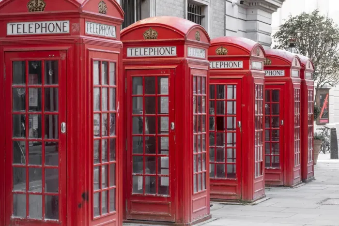 Framed Print : Telephone boxes, Covent Garden, London, England, UK Framed Print : Telephone boxes, Covent Garden, London, England, UK