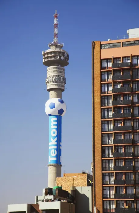 Framed Print : Telkom Tower in Hillbrow District, Johannesburg, Gauteng, South Africa Framed Print : Telkom Tower in Hillbrow District, Johannesburg, Gauteng, South Africa