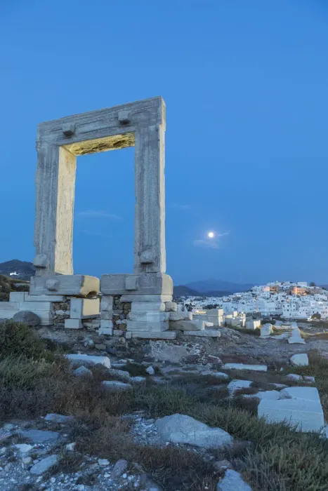 Framed Print : Temple of Apollo, Naxos Town, Naxos, Cyclade Islands, Greece