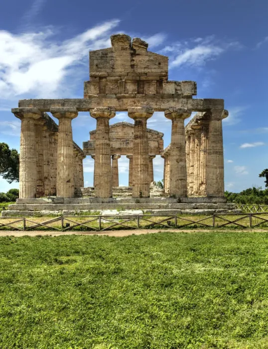 Framed Print : Temple of Athena (500 BC), Paestum, Campania, Italy Framed Print : Temple of Athena (500 BC), Paestum, Campania, Italy