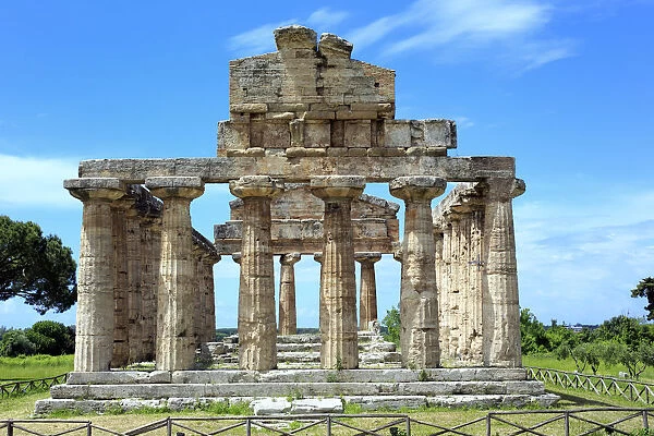 Temple of Athena (500 BC), Paestum, Campania, Italy