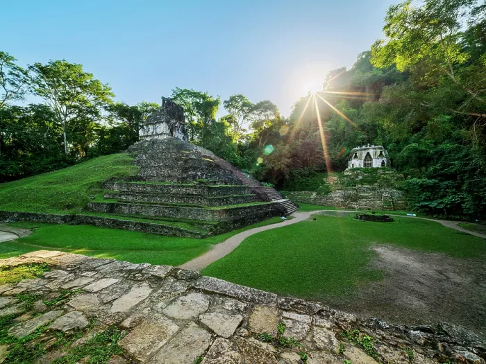 Framed Print : Temple of the Cross and Temple of the Foliated Cross, Palenque Archaeological Site, Palenque, Chiapas State, Mexico Framed Print : Temple of the Cross and Temple of the Foliated Cross, Palenque Archaeological Site, Palenque, Chiapas State, Mexico