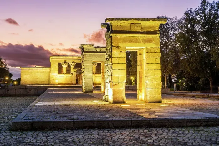 Framed Print : Temple of Debod (Templo de Debod), Parque de la Montana, Madrid, Spain Framed Print : Temple of Debod (Templo de Debod), Parque de la Montana, Madrid, Spain