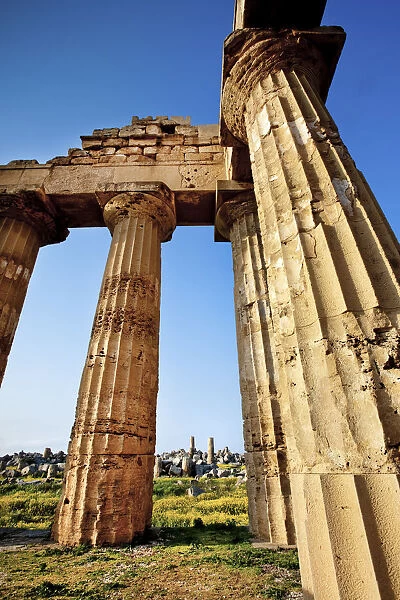 Temple E Selinute, Selinut, Sicily, Italy