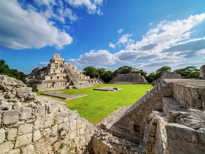 Framed Print : Temple of Five Floors, Great Acropolis, Edzna Archaeological Site, Campeche State, Mexico Framed Print : Temple of Five Floors, Great Acropolis, Edzna Archaeological Site, Campeche State, Mexico