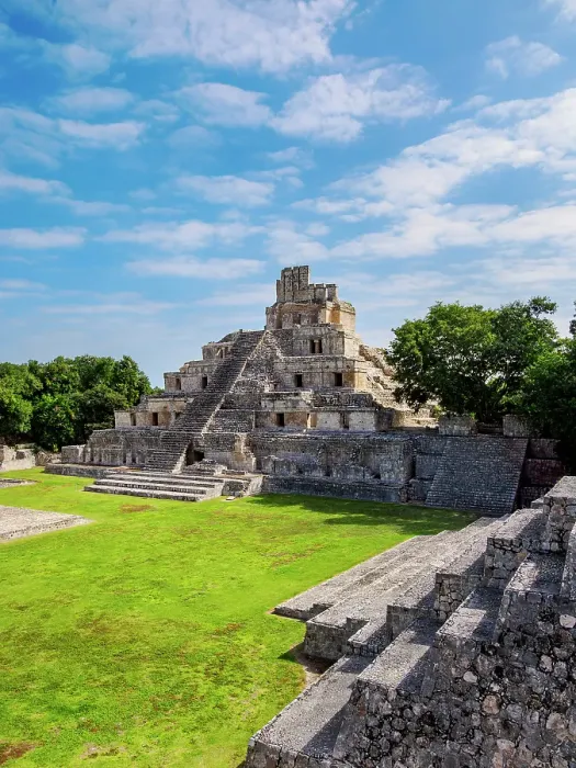 Framed Print : Temple of Five Floors, Great Acropolis, Edzna Archaeological Site, Campeche State, Mexico Framed Print : Temple of Five Floors, Great Acropolis, Edzna Archaeological Site, Campeche State, Mexico