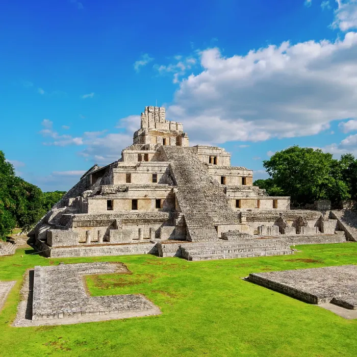 Framed Print : Temple of Five Floors, Great Acropolis, Edzna Archaeological Site, Campeche State, Mexico Framed Print : Temple of Five Floors, Great Acropolis, Edzna Archaeological Site, Campeche State, Mexico