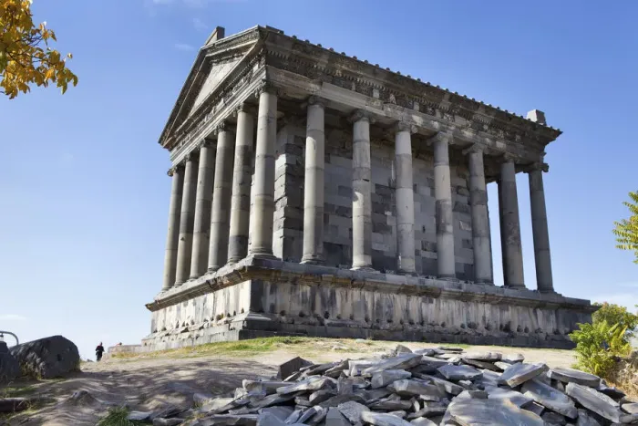 Framed Print : Temple of Garni, Garni, Kotayk province, Armenia