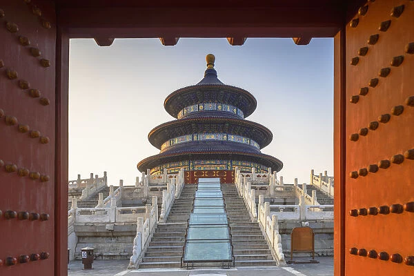 Temple of Heaven at sunrise, Beijing, China