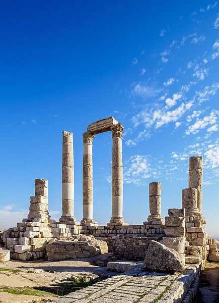 Temple of Hercules Ruins, Amman Citadel, Amman Governorate, Jordan