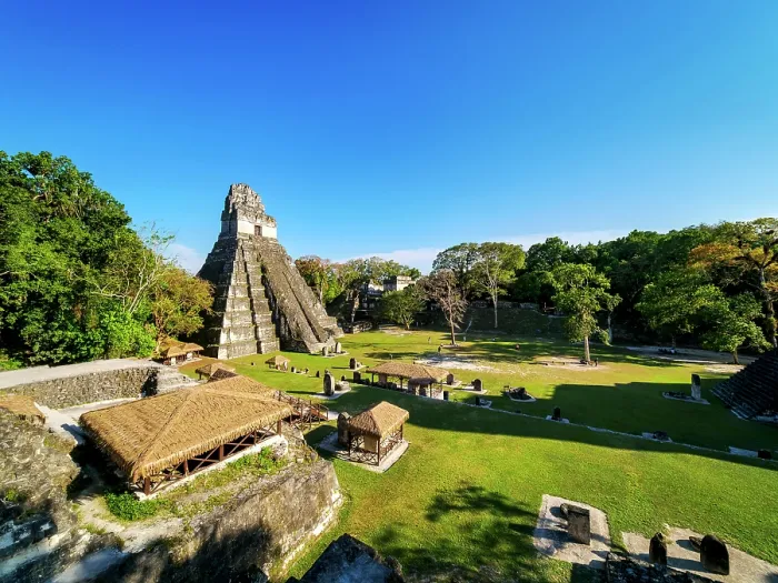 Framed Print : Temple I or Temple of the Great Jaguar, elevated view, Great Plaza, Tikal, Peten Department, Guatemala Framed Print : Temple I or Temple of the Great Jaguar, elevated view, Great Plaza, Tikal, Peten Department, Guatemala