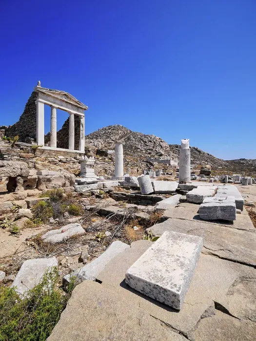 Framed Print : Temple of Isis, Delos Archaeological Site, Delos Island, Cyclades, Greece Framed Print : Temple of Isis, Delos Archaeological Site, Delos Island, Cyclades, Greece