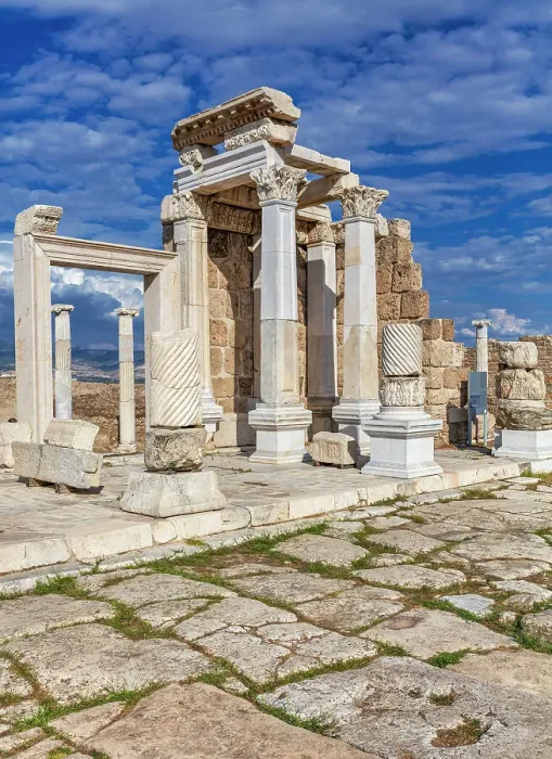 Framed Print : Temple, Laodicea on the Lycus, Denizli province, Turkey Framed Print : Temple, Laodicea on the Lycus, Denizli province, Turkey