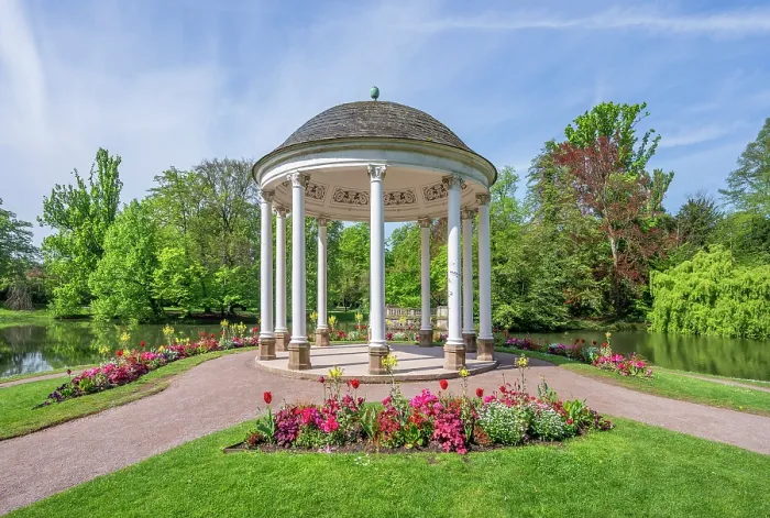 Framed Print : Temple of Love in the Orangery Park, Strasbourg, Alsace, Bas-Rhin, Grand Est, France Framed Print : Temple of Love in the Orangery Park, Strasbourg, Alsace, Bas-Rhin, Grand Est, France