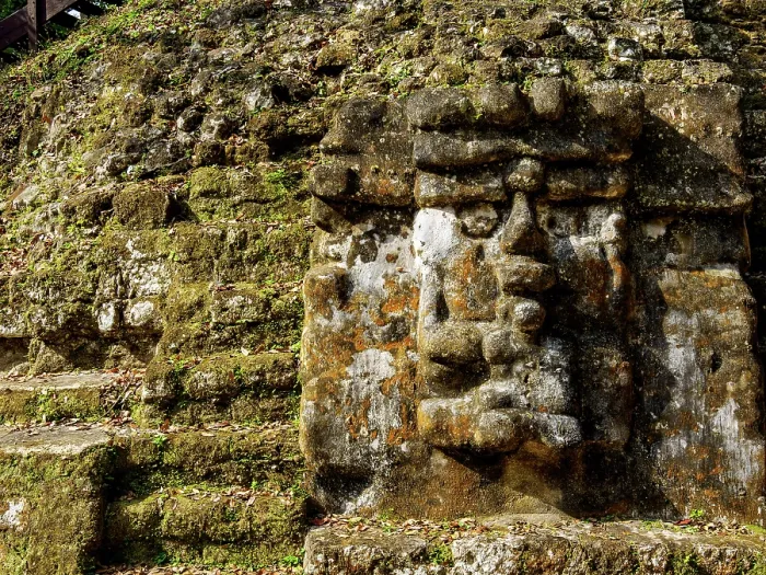 Framed Print : Temple of the Masks, detailed view, Group E, Uaxactun Archeological Site, Peten Department, Guatemala Framed Print : Temple of the Masks, detailed view, Group E, Uaxactun Archeological Site, Peten Department, Guatemala