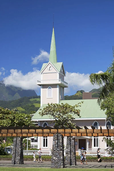 Temple de Paofai (Paofai Church), Pape ete, Tahiti, French Polynesia