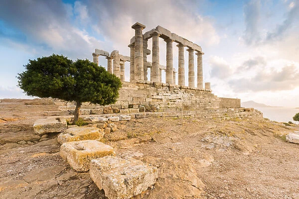 Temple of Poseidon, Cape Sounion, Attica region, Greece (MR)