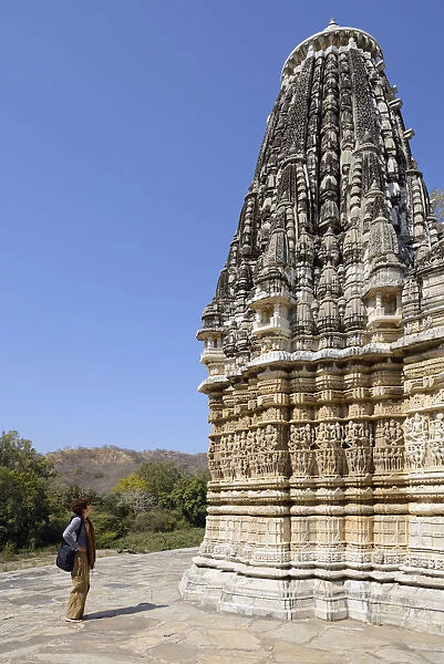 Temple of the sun, Adinatha Jain Temple near Jodhpur, Rajasthan, India, Asia 