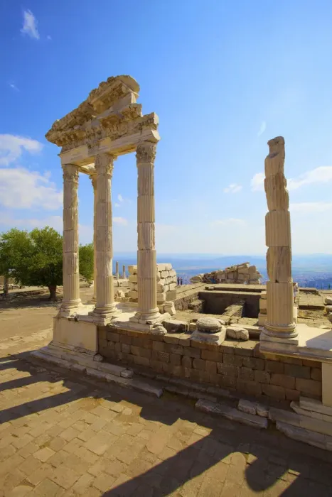 Framed Print : Temple of Trajan, Bergama (Pergamum), Turkey Framed Print : Temple of Trajan, Bergama (Pergamum), Turkey
