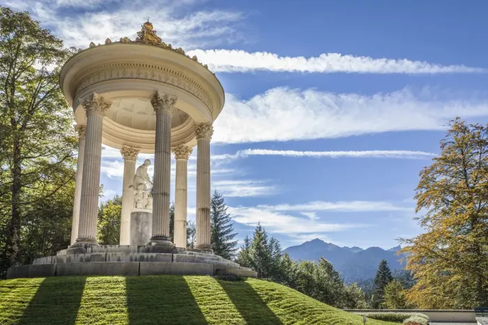 Framed Print : Temple of Venus in the park of Linderhof Palace, Ettal, Allgaeu, Bavaria, Germany Framed Print : Temple of Venus in the park of Linderhof Palace, Ettal, Allgaeu, Bavaria, Germany