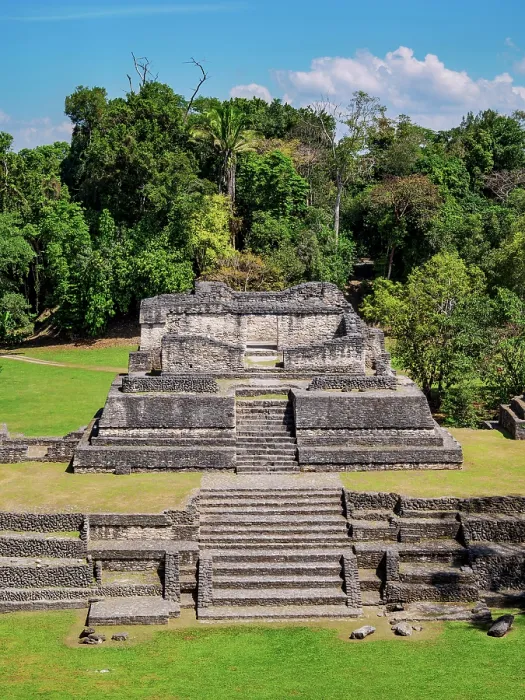 Framed Print : Temple of the Wooden Lintel, elevated view, Plaza A, Caracol Archaeological Site, Cayo District, Belize Framed Print : Temple of the Wooden Lintel, elevated view, Plaza A, Caracol Archaeological Site, Cayo District, Belize