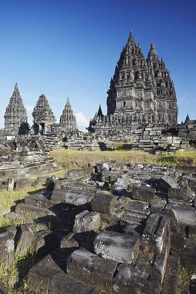 Temples at Prambanan complex, Java, Indonesia