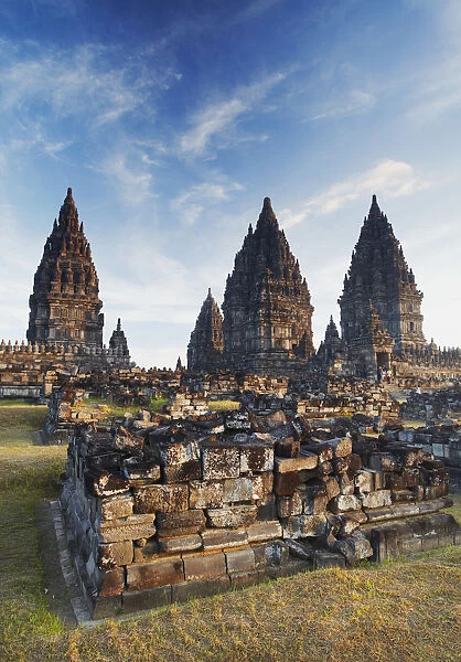 Temples at Prambanan complex, Java, Indonesia