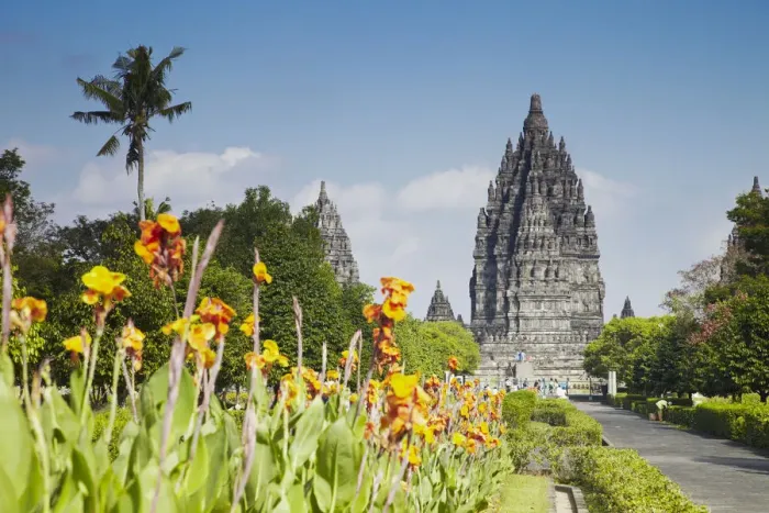 Framed Print : Temples at Prambanan complex (UNESCO World Heritage Site), Java, Indonesia Framed Print : Temples at Prambanan complex (UNESCO World Heritage Site), Java, Indonesia