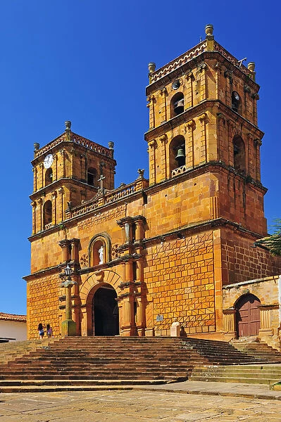 Templo, Colonial Town of Barichara, Colombia, South America