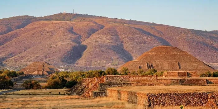 Framed Print : Teotihuacan Archaeological Site at sunset, Mexico State, Mexico Framed Print : Teotihuacan Archaeological Site at sunset, Mexico State, Mexico