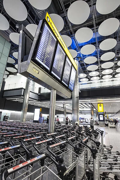 Terminal Five, Heathrow airport, London, England, UK