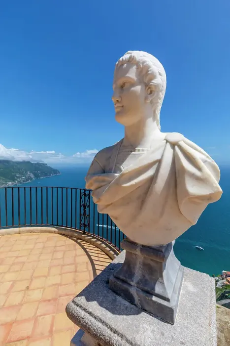 Framed Print : Terrazza dell'lnfinito at the Villa Cimbrone, Ravello, Amalfi Coast, Campania, Italy