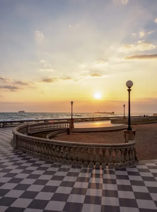 Framed Print : Terrazza Mascagni at sunset, Livorno, Tuscany, Italy Framed Print : Terrazza Mascagni at sunset, Livorno, Tuscany, Italy