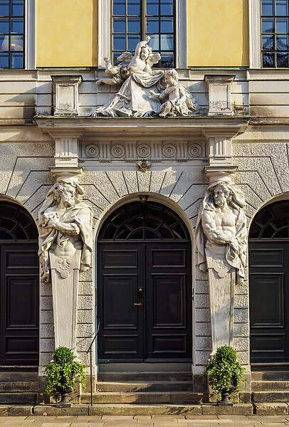 Tessin Palace, detailed view, Gamla Stan, Stockholm, Stockholm County, Sweden