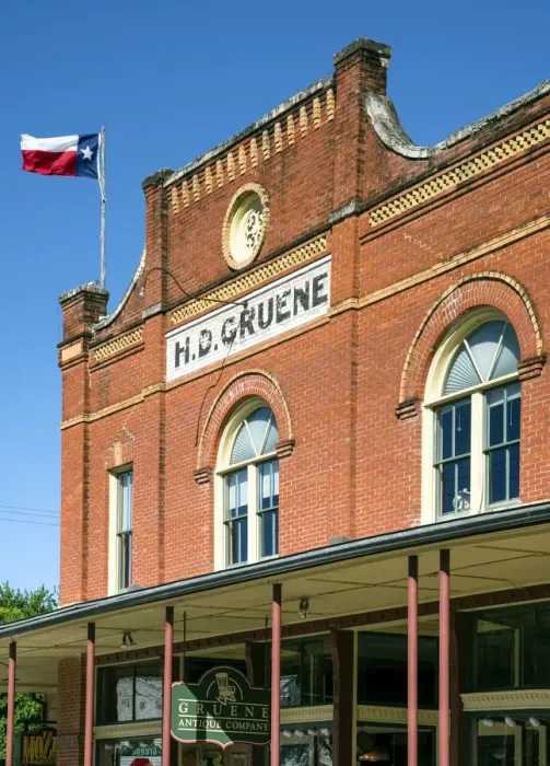Framed Print : Texas, Gruene, H. D. Gruene Mercantile Building, 1910, Historical District, National Framed Print : Texas, Gruene, H. D. Gruene Mercantile Building, 1910, Historical District, National