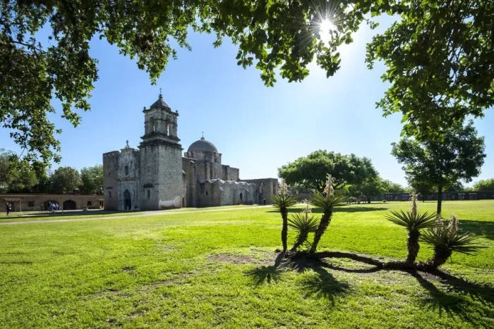 Framed Print : Texas, San Antonio, Mission San Jose, Founded in 1720 By The Spanish To Spread