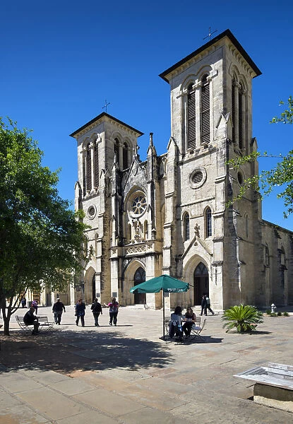 Texas, San Antonio, San Fernando Cathedral, Main Plaza, National Register Of Historic