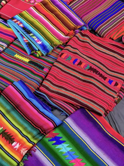 Framed Print : Textile at the Handicraft Market, Chichicastenango, El Quiche Department, Guatemala Framed Print : Textile at the Handicraft Market, Chichicastenango, El Quiche Department, Guatemala