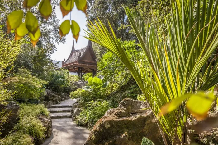 Framed Print : Thai temple in La Mortella garden in Forio, Ischia Island, Gulf of Naples, Campania Framed Print : Thai temple in La Mortella garden in Forio, Ischia Island, Gulf of Naples, Campania