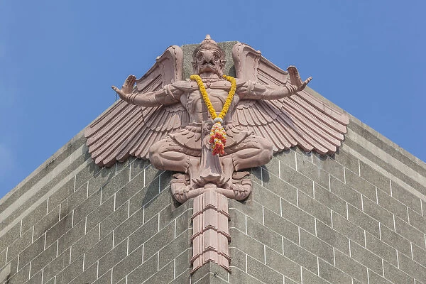Thailand, Bangkok, Riverside Area, Grand Postal Building, detail