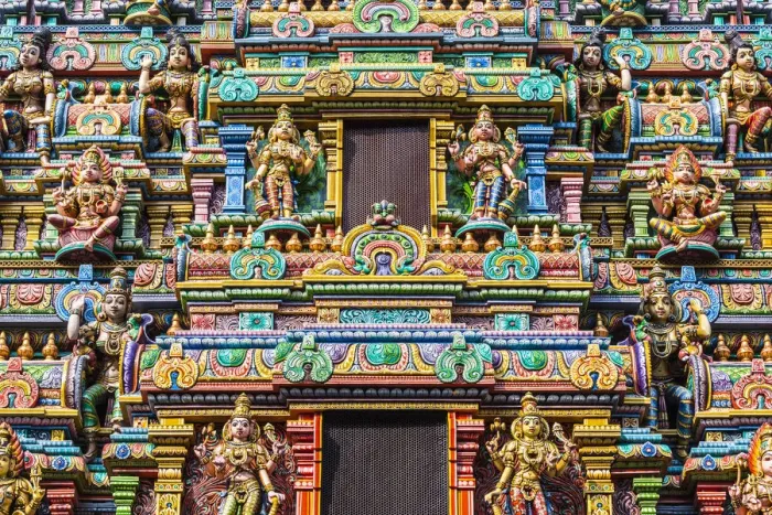 Framed Print : Thailand, Bangkok, Silom Area, Sri Mariamman Hindu Temple, exterior Framed Print : Thailand, Bangkok, Silom Area, Sri Mariamman Hindu Temple, exterior