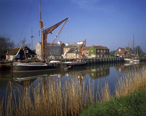 Thames Barge at Snape Maltings, Suffolk, England