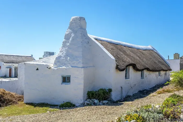 Framed Print : Thatched cottage, Arniston, Overberg region, Western Cape, South Africa Framed Print : Thatched cottage, Arniston, Overberg region, Western Cape, South Africa