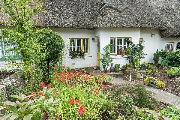 Thatched Cottage & Garden, Adare, Co. Limerick, Ireland