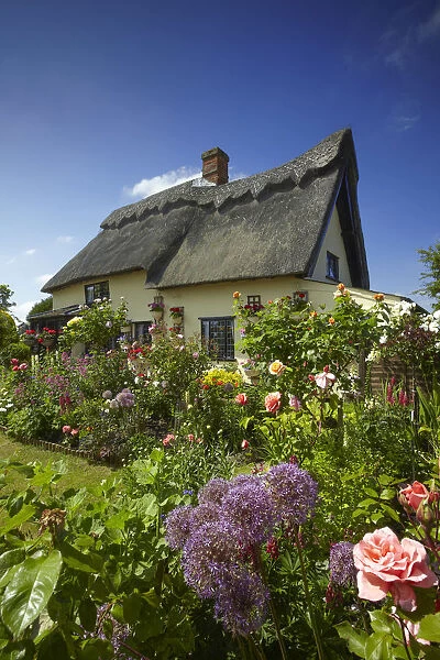 Thatched Cottage & Garden, Suffolk, England