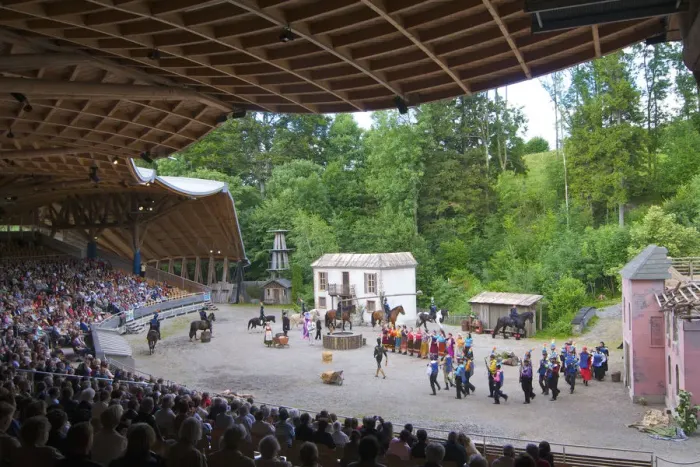Framed Print : Theatre in Altusried, Allgaeu, Bavaria, Germany