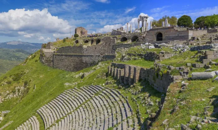 Framed Print : Theatre of Pergamon, Bergama, Izmir Province, Turkey